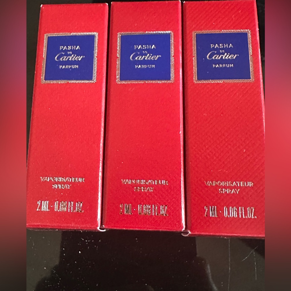 ❤️ 3 for$20 PASHA de Cartier Travel Mini Vial NEW IN BOX